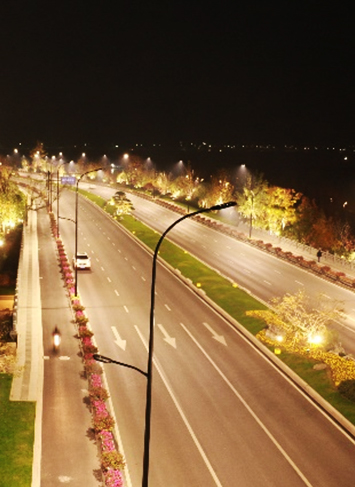 Ecologizarea peisajului și ingineria iluminatului a bulevarului Qianjin Secțiunea 1 din orașul Lin'an